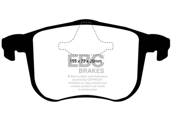 EBC Brakes - EBC Brakes Ultimax OEM Replacement Brake Pads UD1257