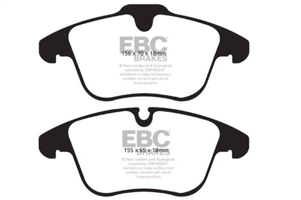 EBC Brakes - EBC Brakes Ultimax OEM Replacement Brake Pads UD1241