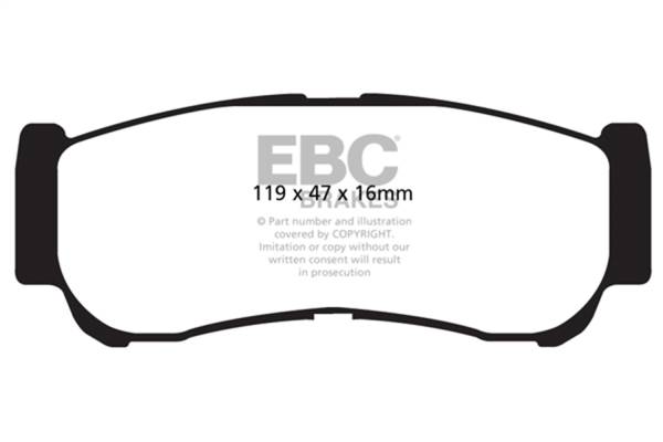 EBC Brakes - EBC Brakes Ultimax OEM Replacement Brake Pads UD1297