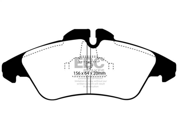 EBC Brakes - EBC Brakes Ultimax OEM Replacement Brake Pads UD950