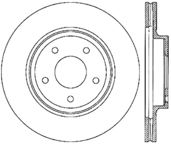 StopTech - StopTech Cryostop Premium High Carbon Rotor Front 125.42070CRY