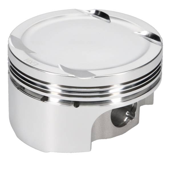 JE Pistons - JE Pistons Piston Set, 2618, Inv Dome/Dish, 3.464 Bore, 1.236 CD, 0.827 Pin, Set of 4. 208476