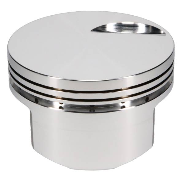 JE Pistons - JE Pistons Piston Single, 4032, Flat Top, 4.560 Bore, 1.465 CD, 0.990 Pin, Set of 1. 297250R