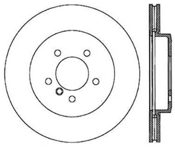 StopTech - StopTech Sport Slotted Cryo Brake Rotor; Front Left