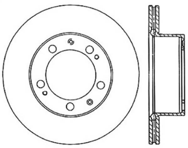 StopTech - StopTech Sport Slotted Cryo Brake Rotor; Front Left