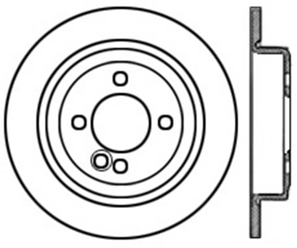 StopTech - StopTech Sport Cryo Drilled/Slotted Brake Rotor; Rear Left