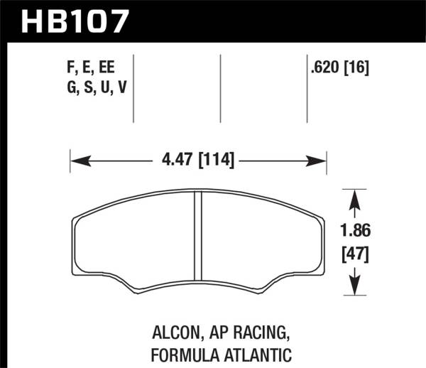 Hawk Performance - Hawk Performance HT-10 Disc Brake Pad