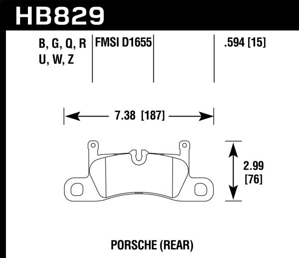 Hawk Performance - Hawk Performance HP Plus Disc Brake Pad