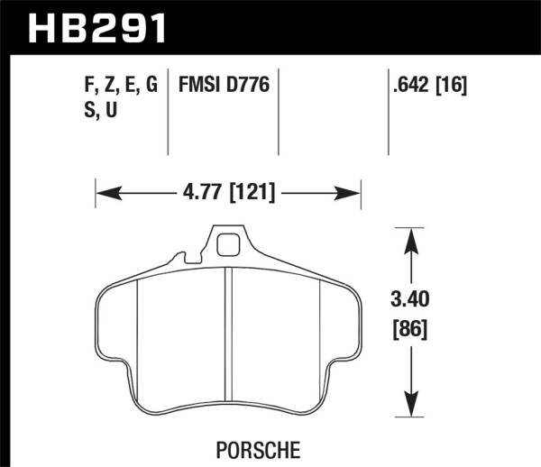 Hawk Performance - Hawk Performance HPS 5.0 Disc Brake Pad