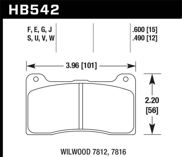 Hawk Performance - Hawk Performance HPS 5.0 Disc Brake Pad