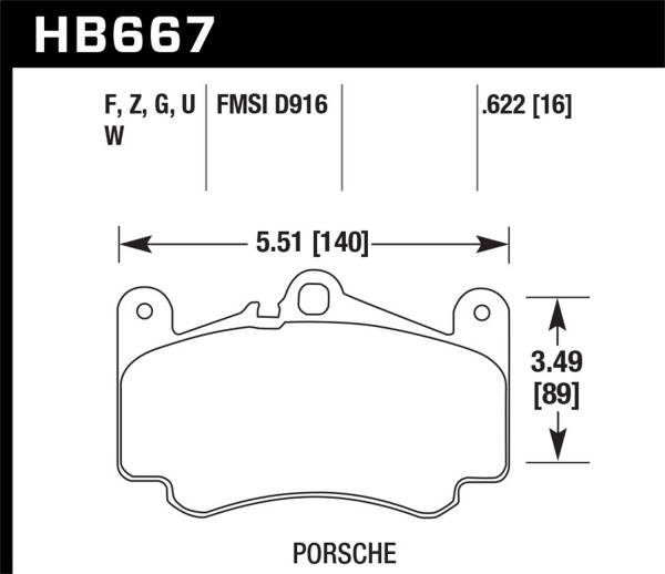 Hawk Performance - Hawk Performance HPS 5.0 Disc Brake Pad