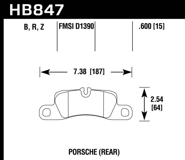 Hawk Performance - Hawk Performance HPS 5.0 Disc Brake Pad