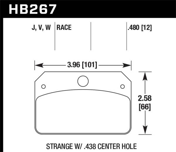 Hawk Performance - Hawk Performance DTC-30 Disc Brake Pad