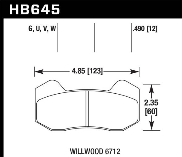 Hawk Performance - Hawk Performance DTC-60 Disc Brake Pad