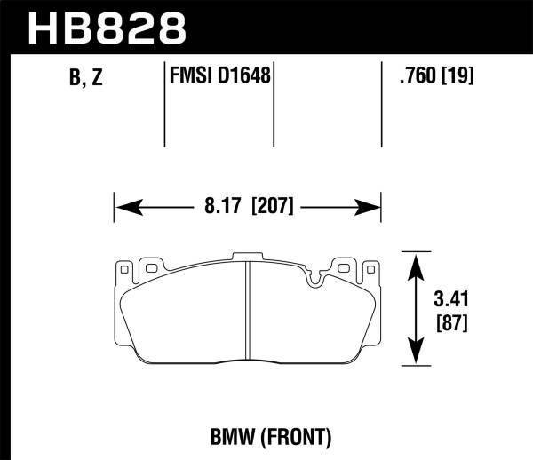 Hawk Performance - Hawk Performance DTC-70 Disc Brake Pad