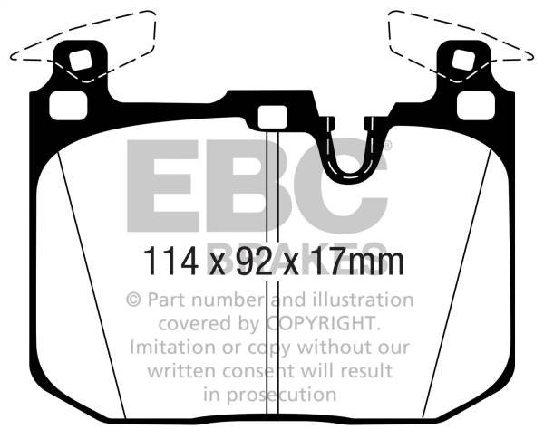 EBC Brakes - EBC Brakes Bluestuff NDX Full Race Brake Pads