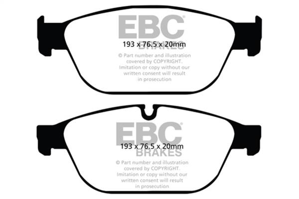 EBC Brakes - EBC Brakes Redstuff Ceramic Low Dust Brake Pads