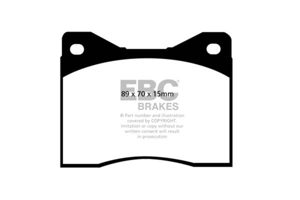 EBC Brakes - EBC Brakes Ultimax OEM Replacement Brake Pads