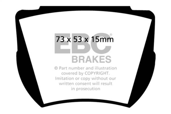 EBC Brakes - EBC Brakes Yellowstuff Street And Track Brake Pads