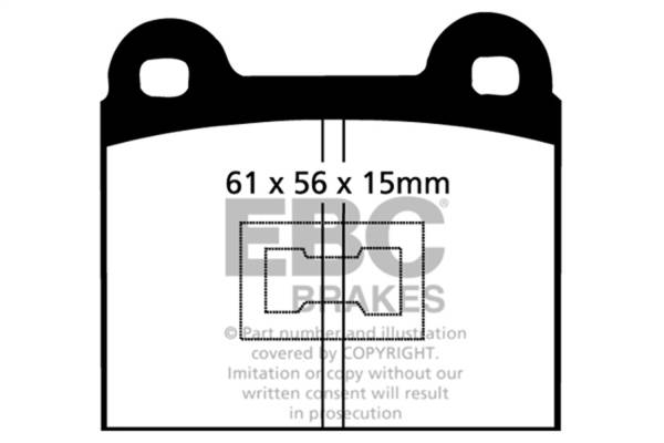 EBC Brakes - EBC Brakes Greenstuff 2000 Series Sport Brake Pads