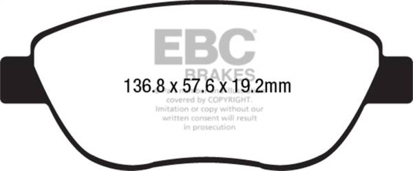 EBC Brakes - EBC Brakes Greenstuff 2000 Series Sport Brake Pads