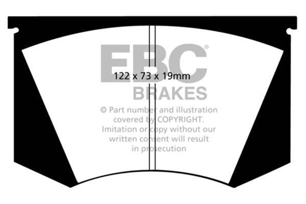 EBC Brakes - EBC Brakes Greenstuff 2000 Series Sport Brake Pads