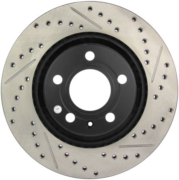 StopTech - StopTech Sport Drilled/Slotted Brake Rotor; Rear Left