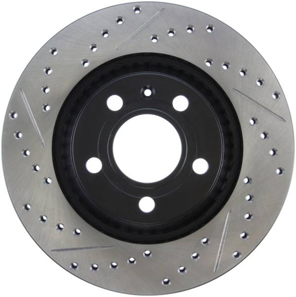 StopTech - StopTech Sport Drilled/Slotted Brake Rotor; Rear Right