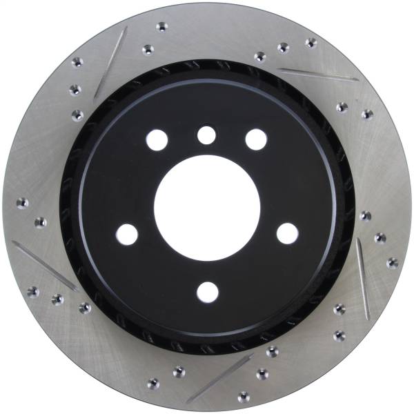 StopTech - StopTech Sport Drilled/Slotted Brake Rotor; Rear Right