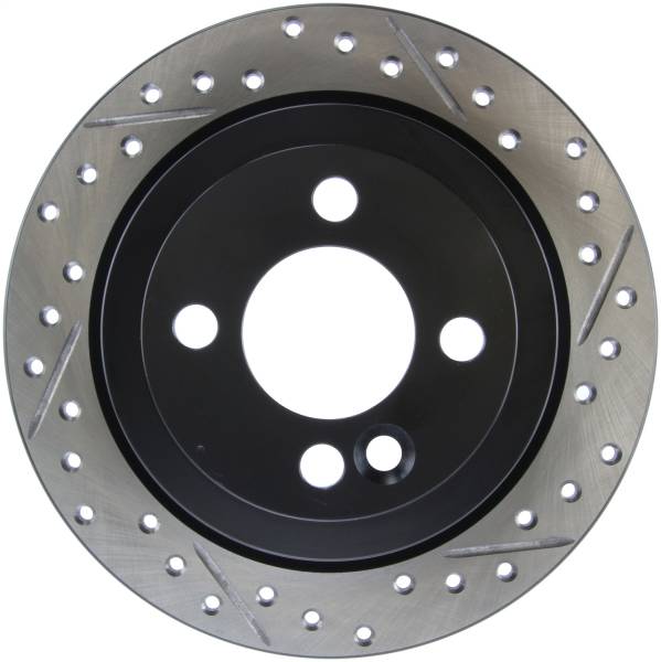 StopTech - StopTech Sport Drilled/Slotted Brake Rotor; Rear Left