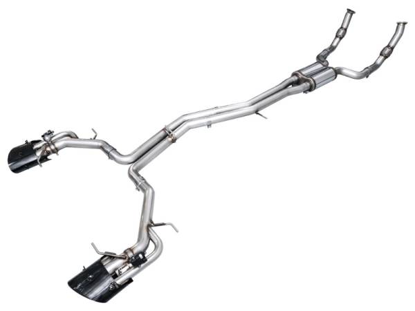 AWE Tuning - AWE Tuning AWE Tuning 21-23 Audi C8 RS6/RS7 SwitchPath Cat-back Exhaust - Diamond Black Tips - 3025-33776