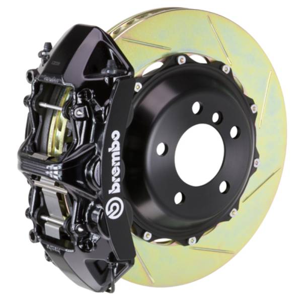 Brembo - Brembo 03-07 H2 Rear GT BBK 4 Piston Cast 2pc 380x32 2pc Rotor Slotted Type-1-Black - 2B2.9001A1