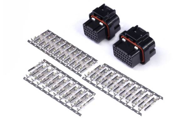 Haltech - Haltech AMP 26 & 34 Pin 4 Row 3 Keyway Superseal Connector Set Plug & Pins - HT-030001