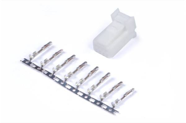 Haltech - Haltech 8 Pin TYCO White Plug & Pins - HT-030004