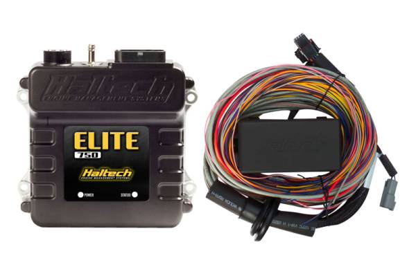 Haltech - Haltech Elite 750 16ft Premium Universal Wire-In Harness ECU Kit - HT-150605