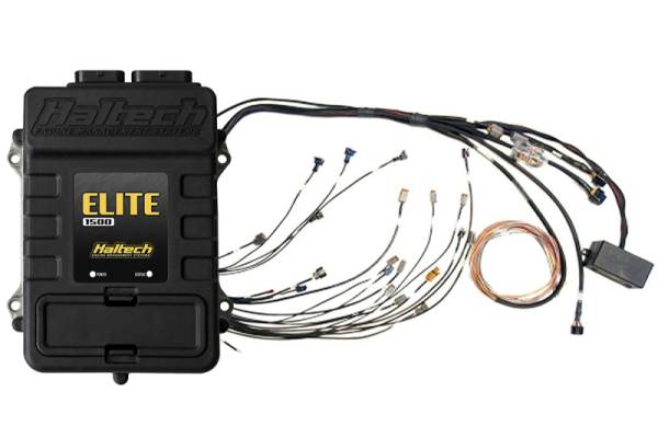 Haltech - Haltech Elite 1500 Terminated Harness ECU Kit w/ 1G CAS/Square EV1 Injector Connectors - HT-150934