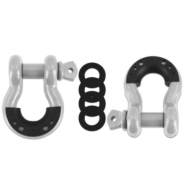 Mishimoto - Mishimoto Borne D-Ring Shackle Set Grey - BNDR-GR