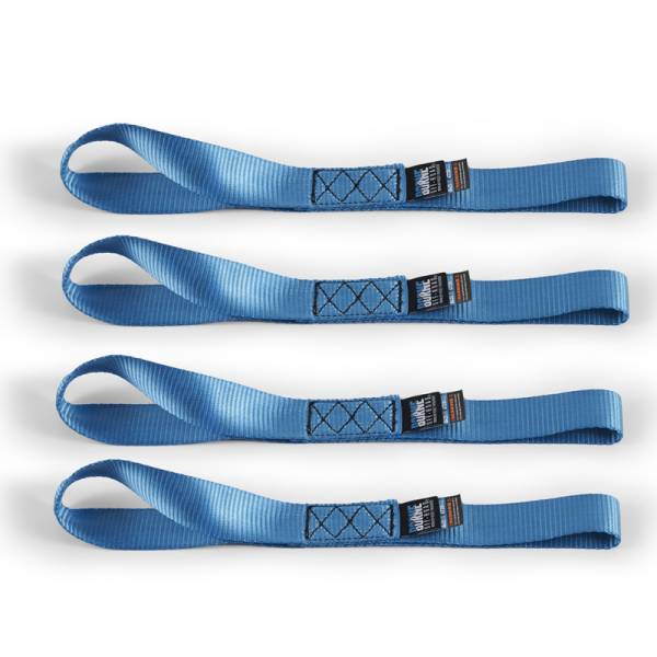 Mishimoto - Mishimoto Soft Loop Tie-Down Straps (4-Pack) Blue - BNRTC-SLP-4BL