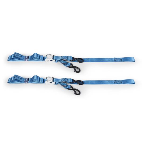 Mishimoto - Mishimoto Cam Buckle Tie-Down Kit (2-Pack) Blue - BNRTC-TDCB-2BL