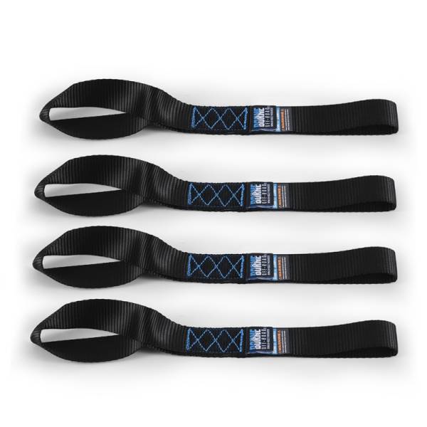 Mishimoto - Mishimoto Heavy-Duty Ratchet Tie-Down Kit (4-Pack) - Black - BNRTC-TDHD-4BK