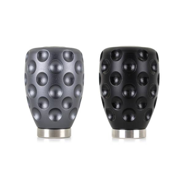 Mishimoto - Mishimoto Steel Core Dimple Shift Knob Gunmetal Aluminum - MMSK-DMPL-GM