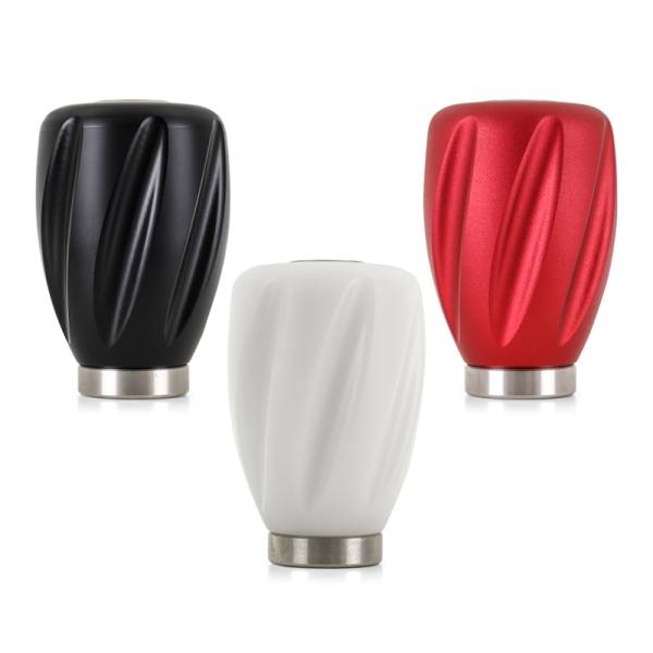 Mishimoto - Mishimoto Steel Core Twist Shift Knob Red Aluminum - MMSK-TWST-RD