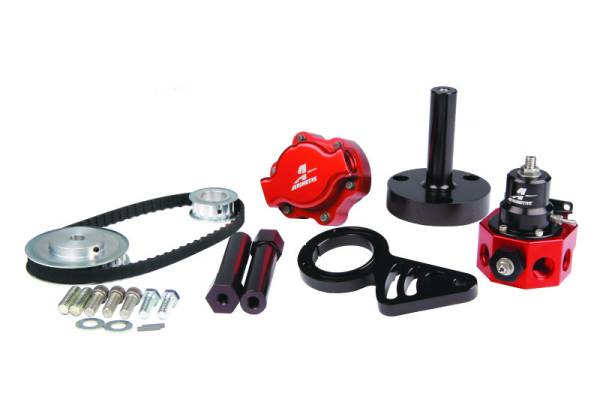 Aeromotive - Aeromotive Chevrolet Big Block Belt Drive Fuel Pump & Double Adjustable Reg Bolt-On Kit - 17243