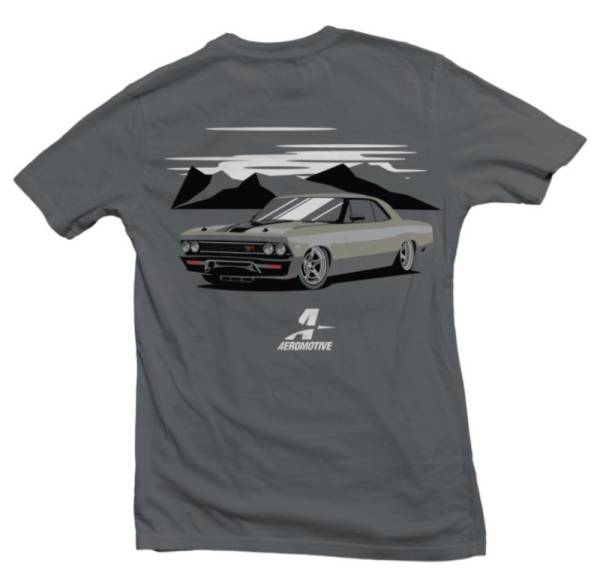 Aeromotive - Aeromotive Muscle Car Logo Grey T-Shirt - Medium - 91145