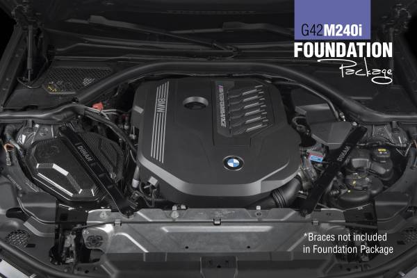 Dinan - Dinan G42 M240i Foundation Package (F) Carbon Intake / Black Exhaust / Turbo Inlet F PACK G42 M240i, B - G42-M240i-F-B