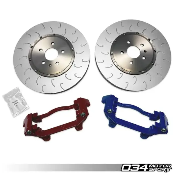 034Motorsport - 034 Motorsport 2-Piece Floating Front Brake Rotor 375mm Upgrade for Mk8 Golf R & 8Y S3