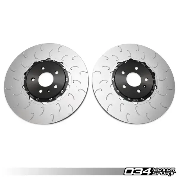 034Motorsport - 034 Motorsport 2-Piece Floating Front Brake Rotor Upgrade Kit for Audi B8.5 SQ5