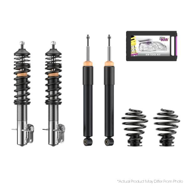 KW - KW Height adjustable stainless steel coilover system with pre-configured damping - 10210017-B