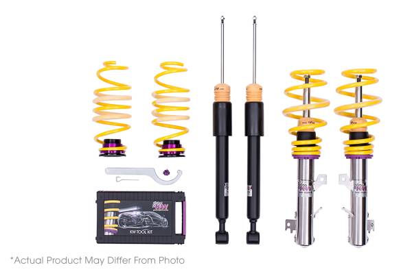 KW - KW Height adjustable stainless steel coilover system with pre-configured damping 102100DP