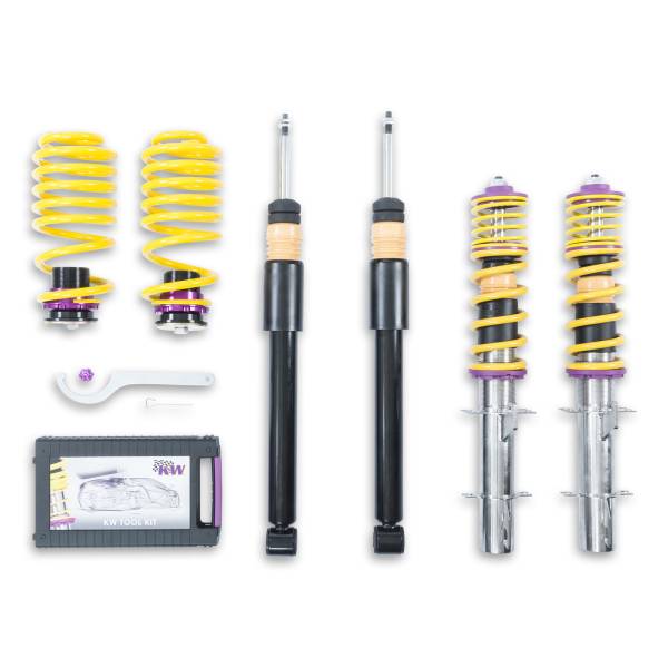 KW - KW Height adjustable stainless steel coilovers with adjustable rebound damping - 15210005